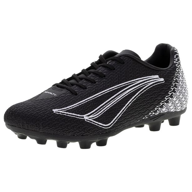 Chuteira Masculina Campo Bravo XXII Penalty - 214246 PRETO/BRANCO 37