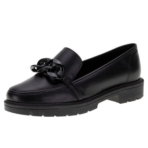 Mocassim Salto Baixo Beira Rio - 4283105 PRETO 01 35