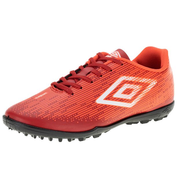 Chuteira Masculina Society Fast Umbro - U01FB048 VERMELHO 38