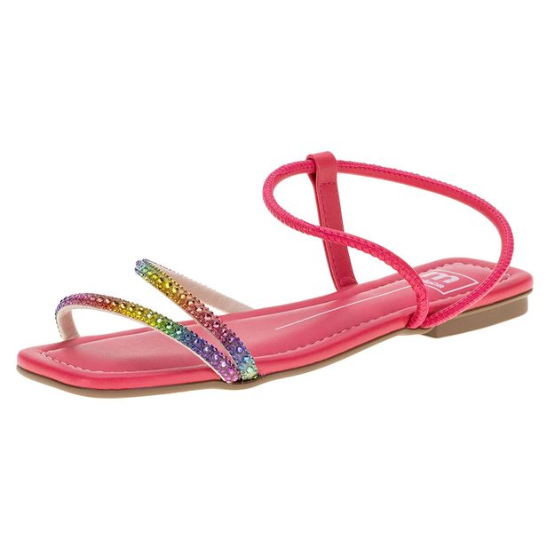 Sandália Feminina Rasteira Moleca - 5462119 PINK 38