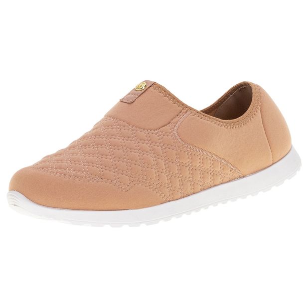Tênis Feminino Slip On Moleca - 5736108 BEGE 34