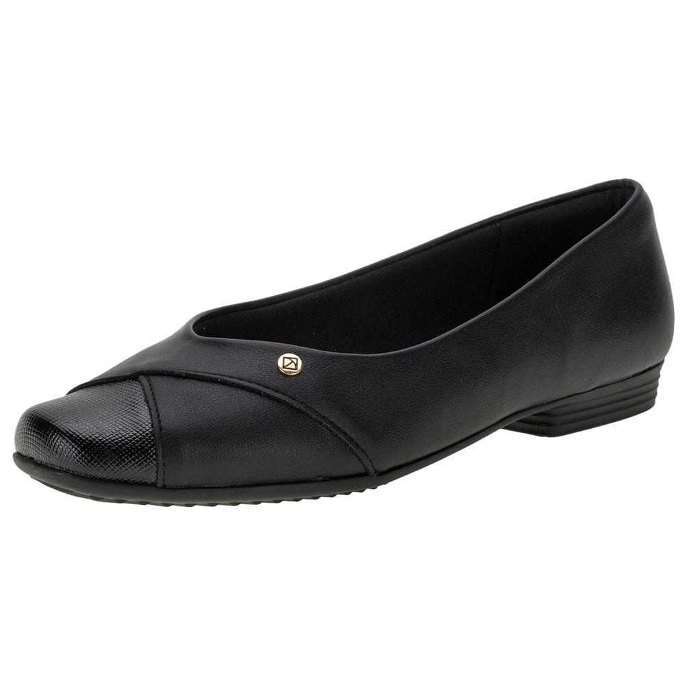 Sapatilha Feminina Piccadilly 250198 PRETO cloviscalcados
