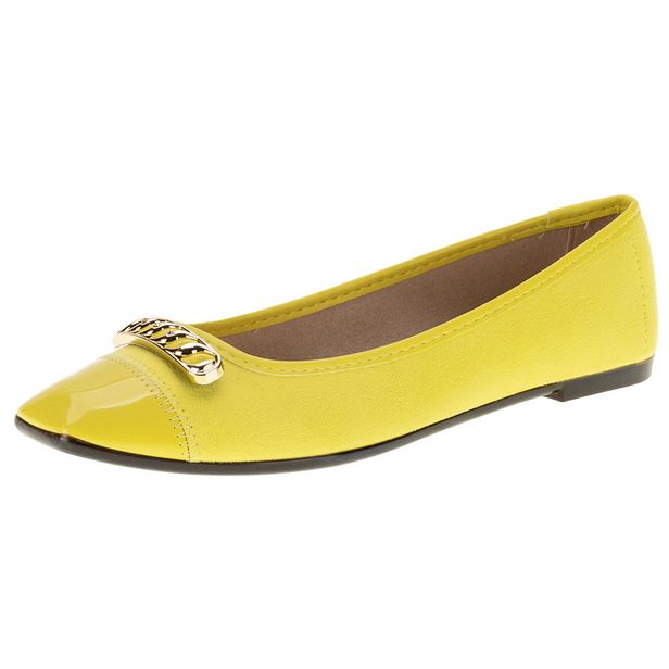 Sapatilha Feminina Moleca - 5735110 AMARELO 35