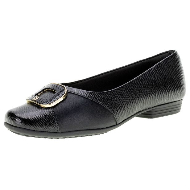 Sapatilha Feminina Piccadilly - 250199 PRETO 34