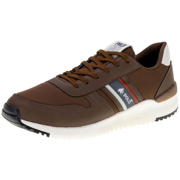 Tênis Masculino Polo Go - PG273 CAFÉ 39