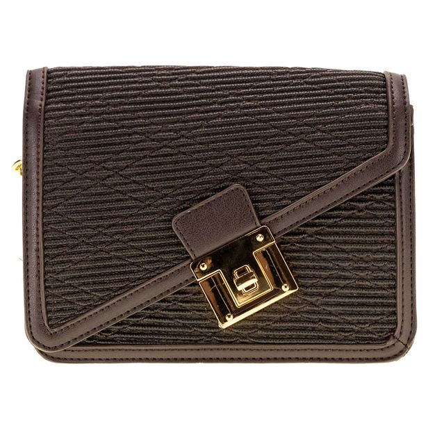 Bolsa Feminina Transversal Chenson - CG83489 CAFÉ