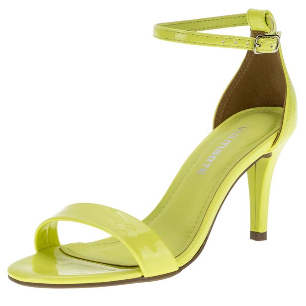 Sandália Feminina Salto Fino Via Marte - 221430101 AMARELO 38