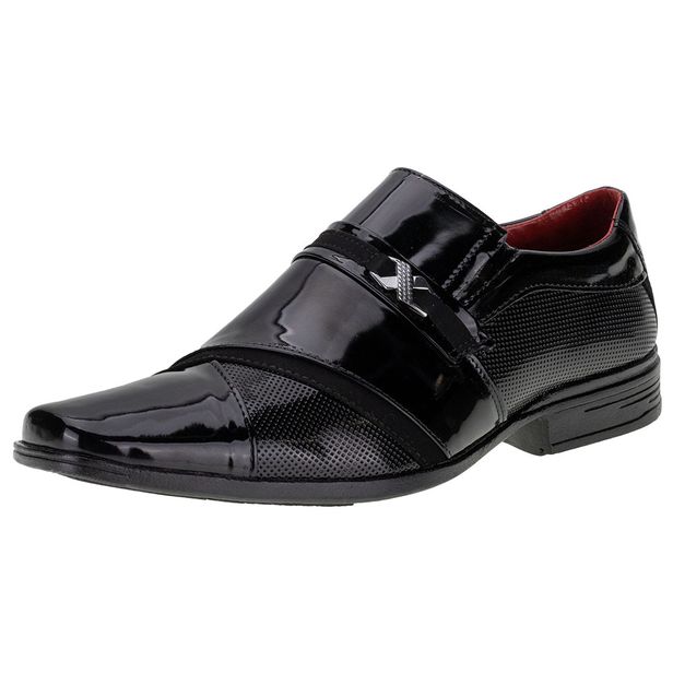 Sapato Masculino Social Bkarellus - 7038 VERNIZ/PRETO 37