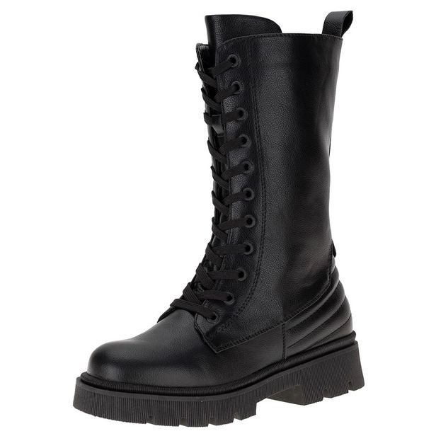 Bota Feminina Coturno Mooncity - 72245 PRETO 36