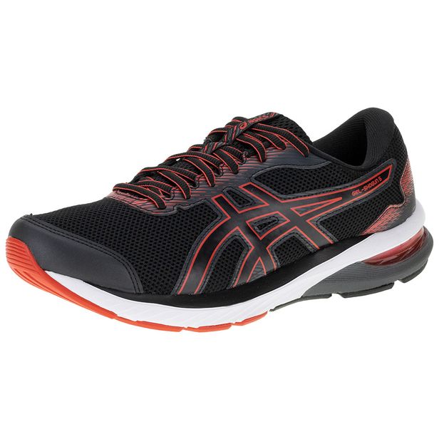 Tênis Masculino Gel Shogun 5 Asics - 1011B714 PRETO/VERMELHO 40