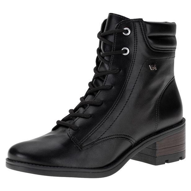 Bota Feminina Coturno Via Marte - 2310501 PRETO 34