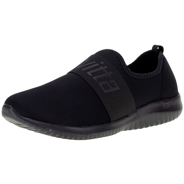 Tênis Feminino Slip On Actvitta - 4806420 PRETO 34