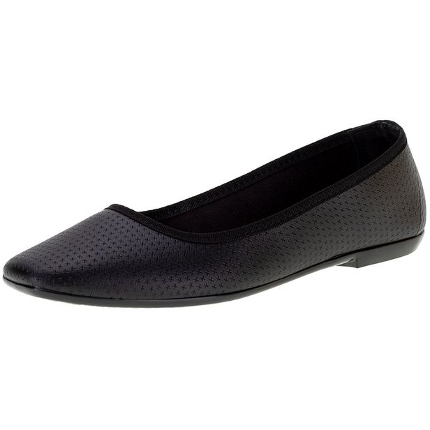 Sapatilha Feminina Moleca - 5726100 PRETO 34