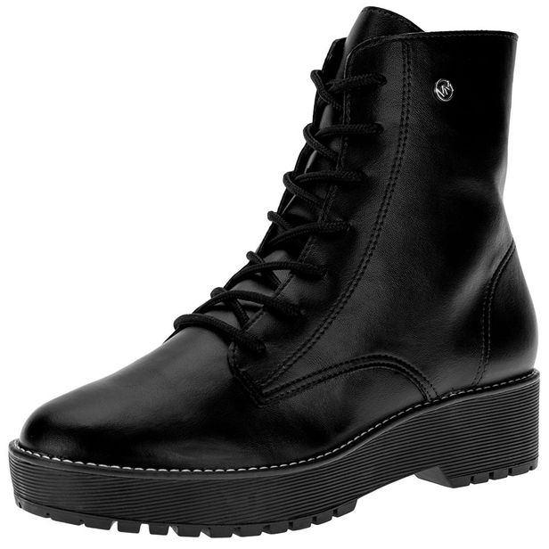 Bota Feminina Coturno Via Marte - 2360801 PRETO 37