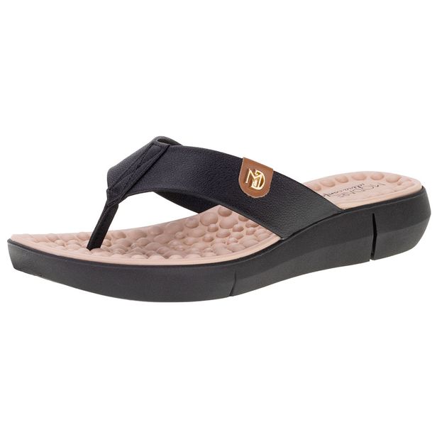 Sandália Feminina Salto Baixo Modare - 7142106 PRETO 02 34