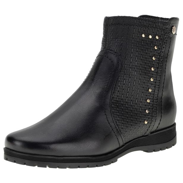 Bota Feminina Cano Baixo Bottero - 346702 PRETO 34