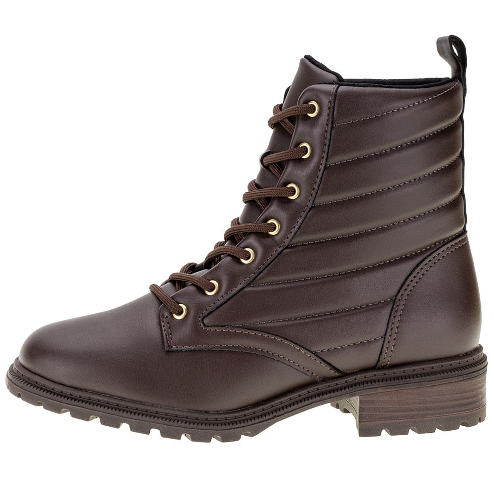 Bota Feminina Coturno Modare 7074103 PRETO cloviscalcados