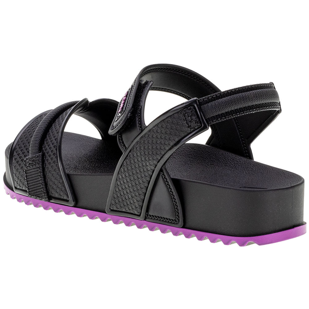 Sandália Feminina Dinamica Zaxy - 18633 PRETO - cloviscalcados