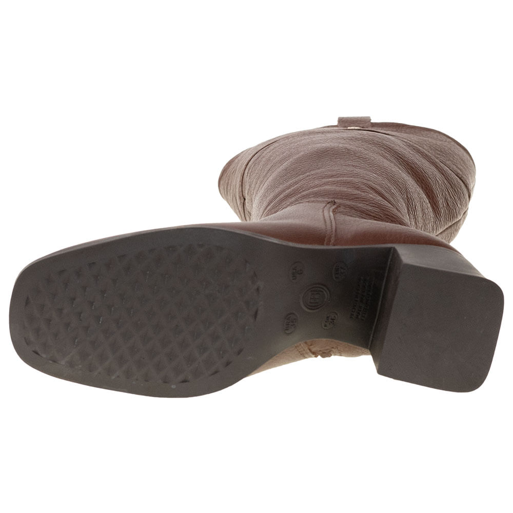 Bota Feminina Cano Alto Bottero 345905 CAFÉ cloviscalcados