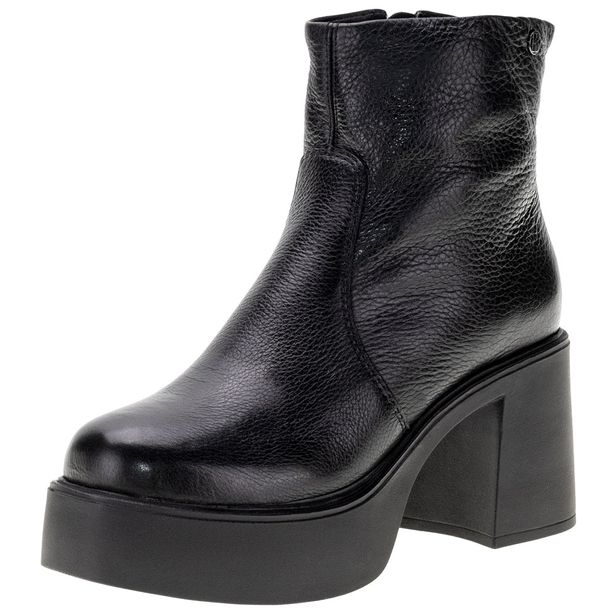 Bota Feminina Cano Baixo Bottero - 346801 PRETO 38