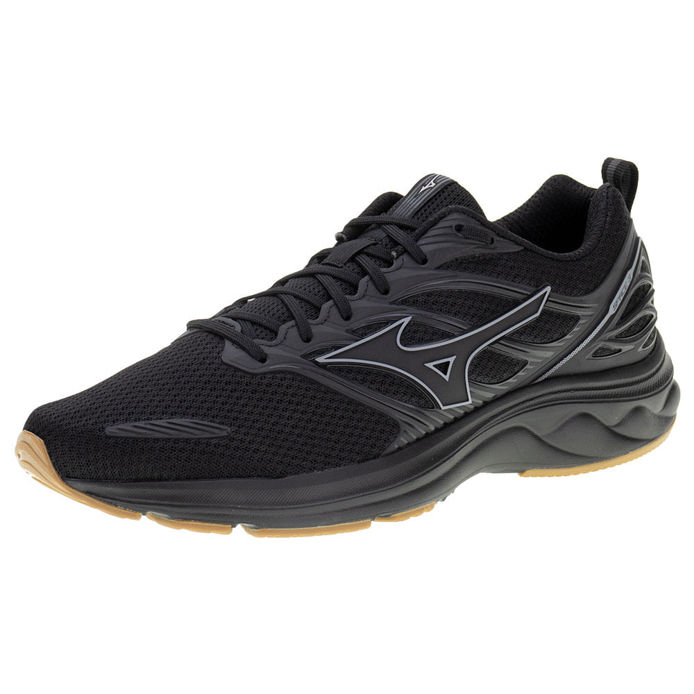 Tênis Masculino Space 3 Mizuno - 101046046 PRETO | Clovis Calçados
