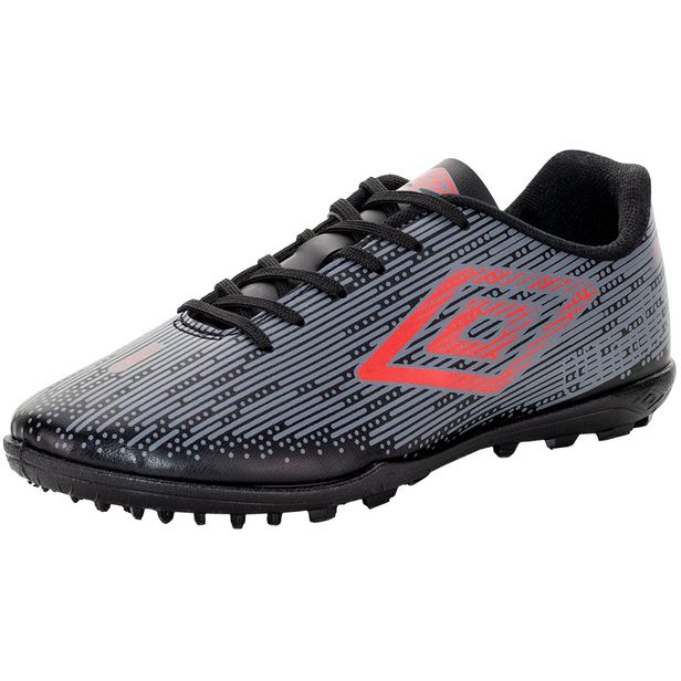 Chuteira Masculina Society Fast Umbro - U01FB048 PRETO/CINZA 38