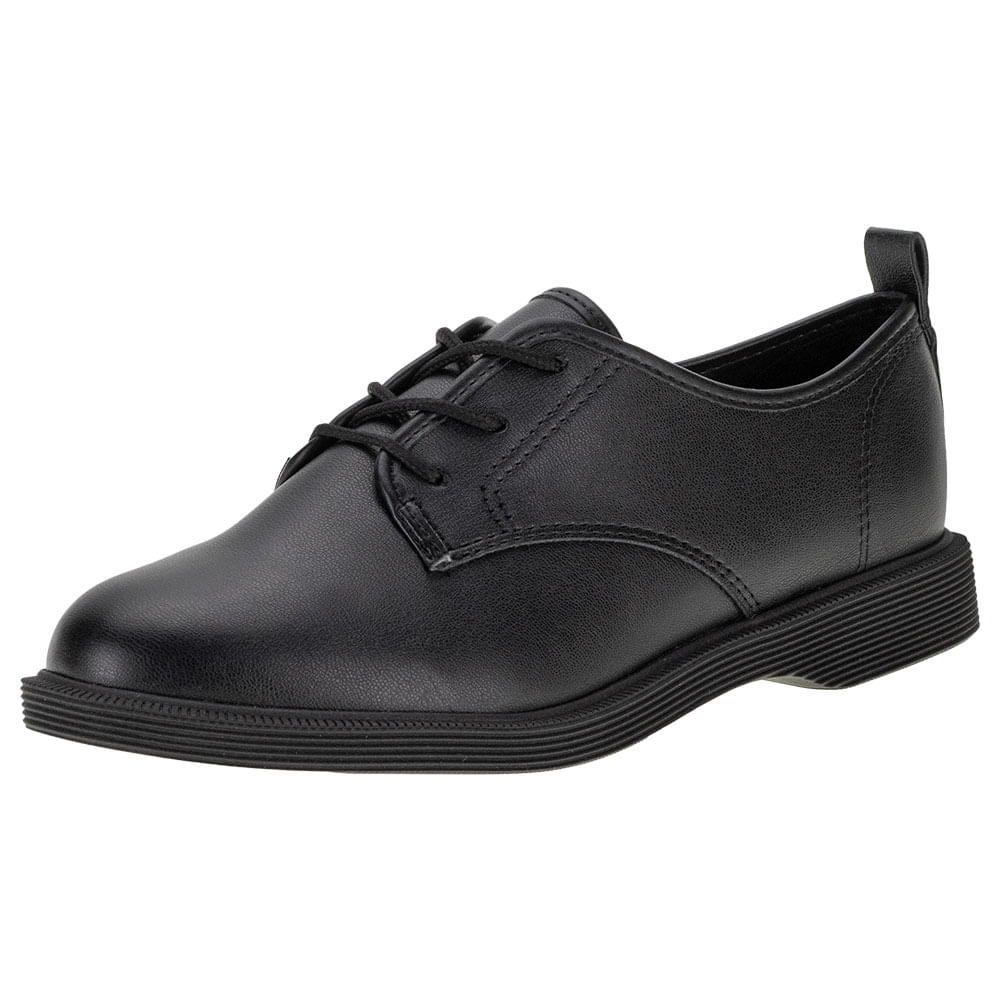Sapato Oxford Feminino Tenis Preto Feminino Confortavel Sapato