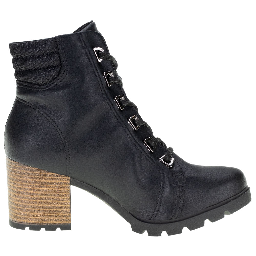 Bota Feminina Coturno Dakota G5831 PRETO cloviscalcados