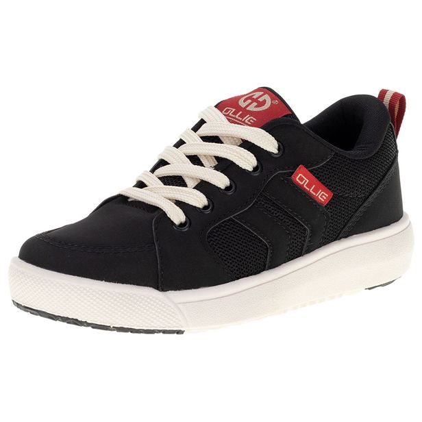 Tênis Infantil Masculino Ultra Ollie - 502 PRETO/BEGE 29