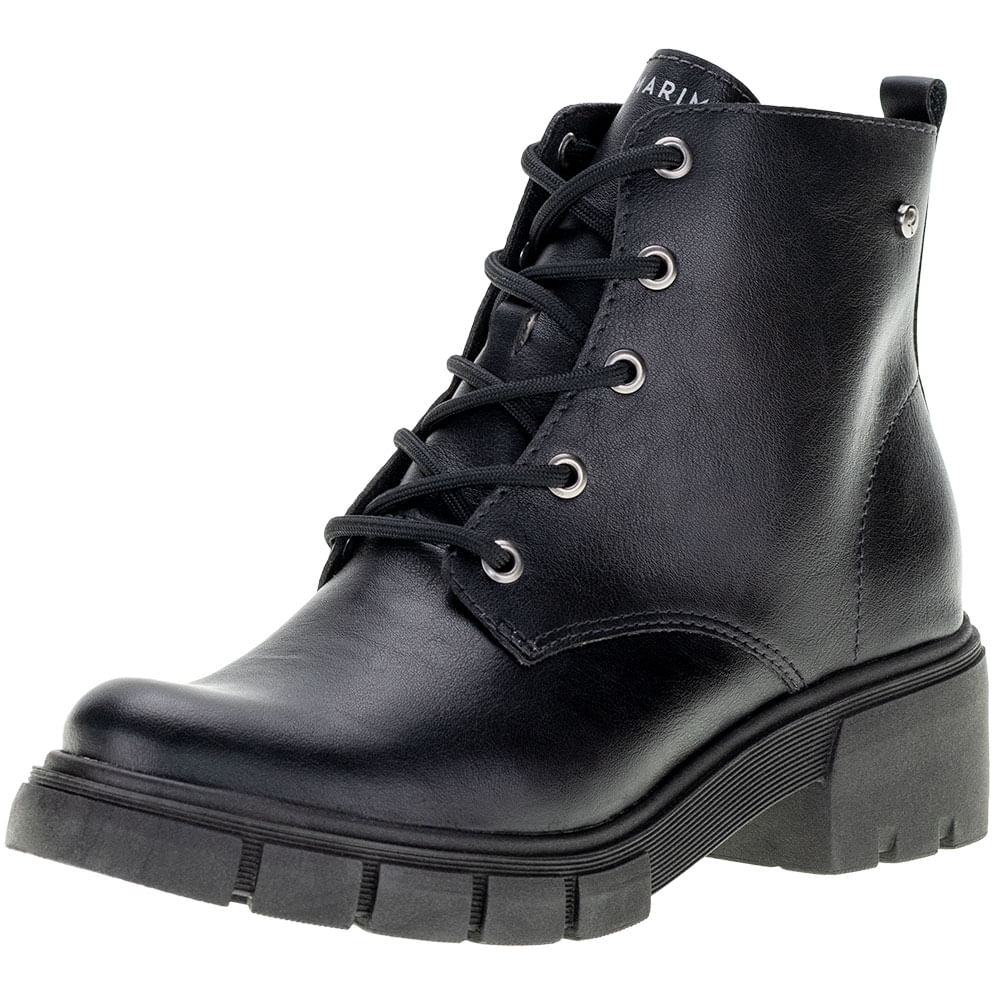 Bota Feminina Coturno Ramarim 2311121 PRETO cloviscalcados