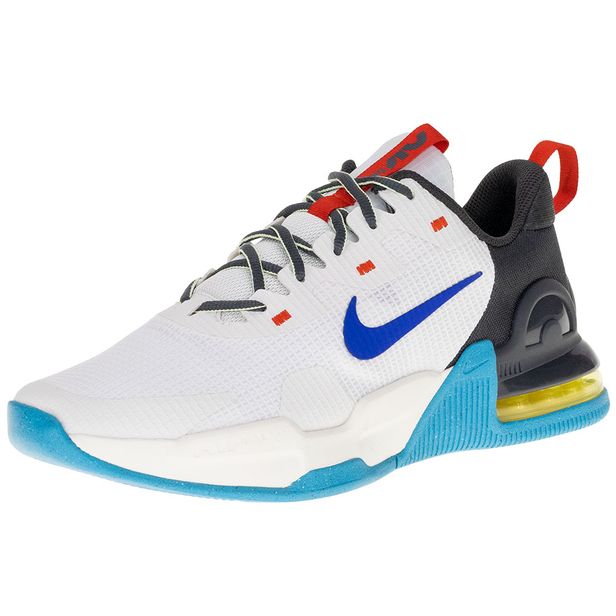 Tênis Masculino Air Max Alpha Trainer 5 Nike - DM0829 BRANCO - AZUL 37