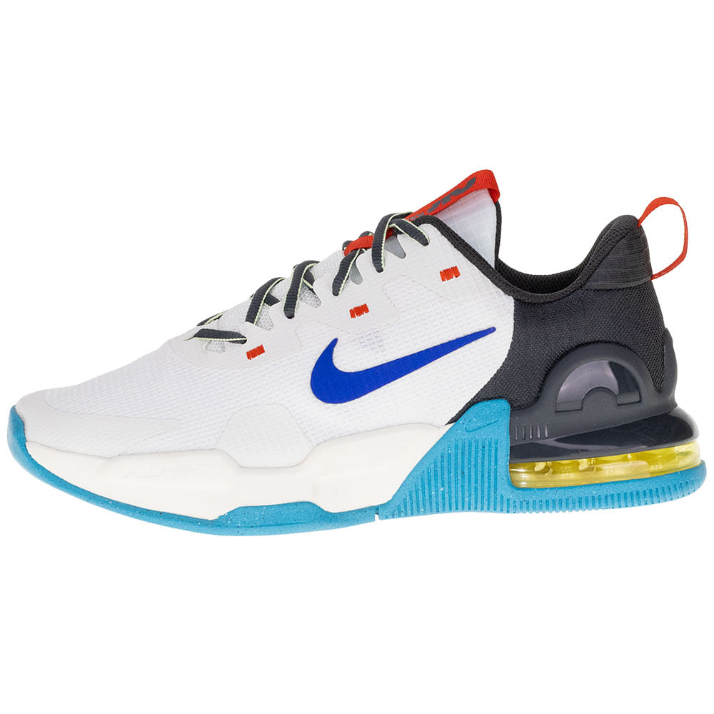 Tênis Masculino Air Max Alpha Trainer Nike DM0829 BRANCO/AZUL