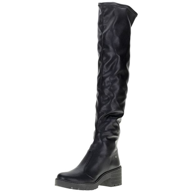 Bota Feminina Over The Knee Mississipi - Q8971 PRETO 34