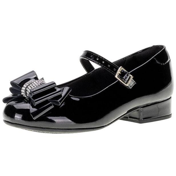 Sapato Infantil Molekinha - 2528115 VERNIZ/PRETO 32