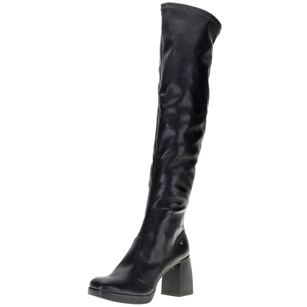 Bota Feminina Over The Knee Mississipi - Q8921 PRETO 34