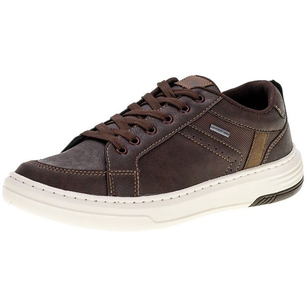 Sapatênis Masculino Confort Way - 9103 CAFÉ 38