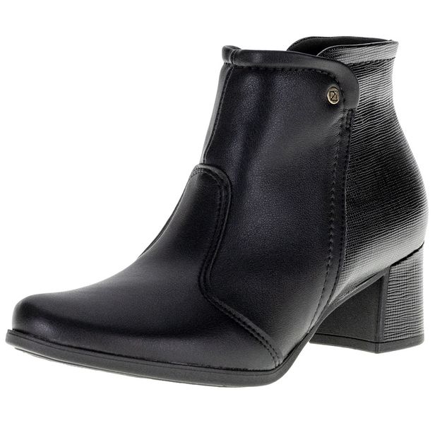 Bota Feminina Cano Baixo Piccadilly - 654015 PRETO 35