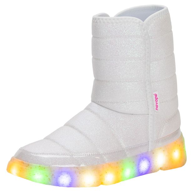 Bota Infantil Feminina Led Novopé - 50001385 BRANCO 29