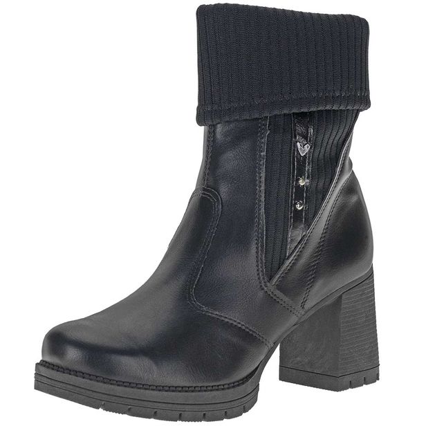 Bota Feminina Cano Baixo Mississipi - Q8113 PRETO 34