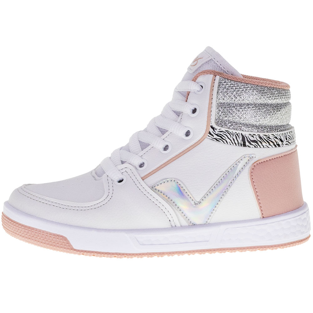 Tenis skechers infantil cano fashion alto