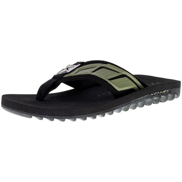 Chinelo Masculino Kivah Kenner - HKP01 PRETO/VERDE 38