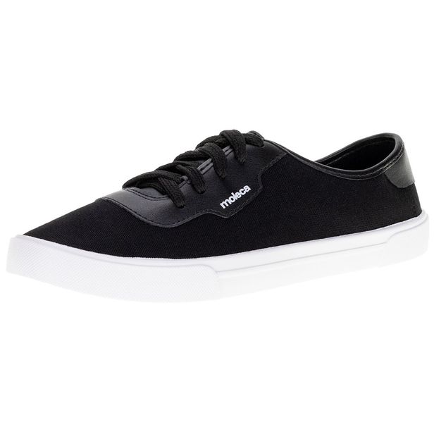 Tênis Feminino Moleca - 5296265 PRETO 34