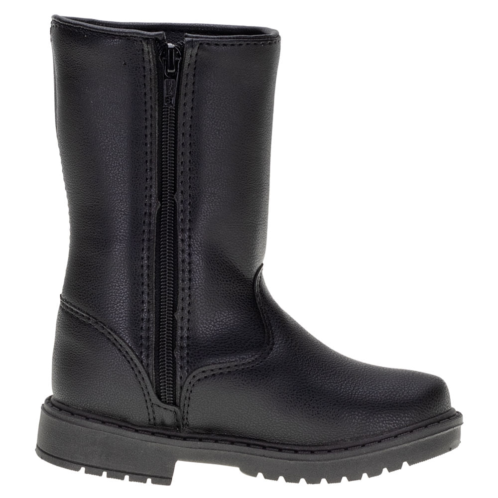 Bota Infantil Feminina Lily Kids - 15091 PRETO | Clovis Calçados
