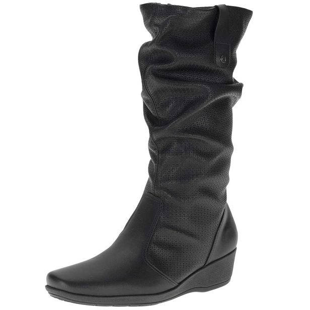 Bota Feminina Cano Médio Piccadilly - 143196 PRETO 35
