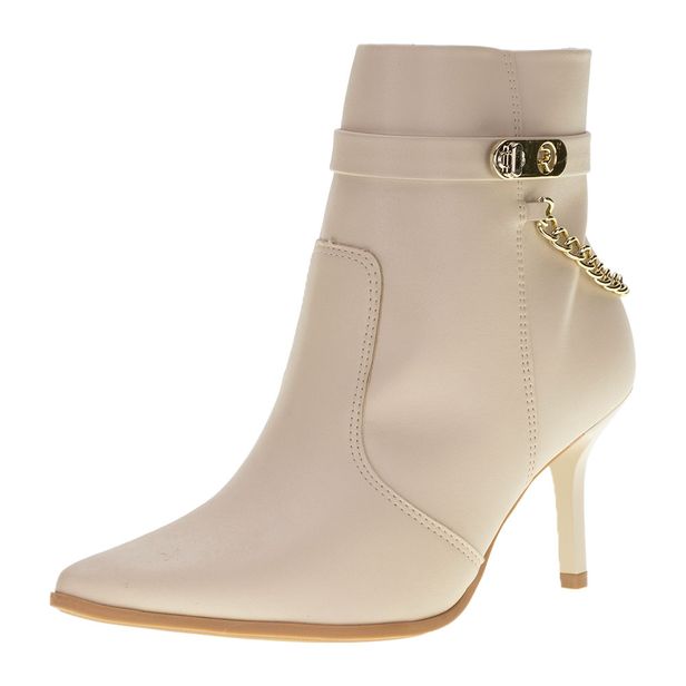 Bota Feminina Ankle Boot Ramarim - 2361103 NATURAL 34
