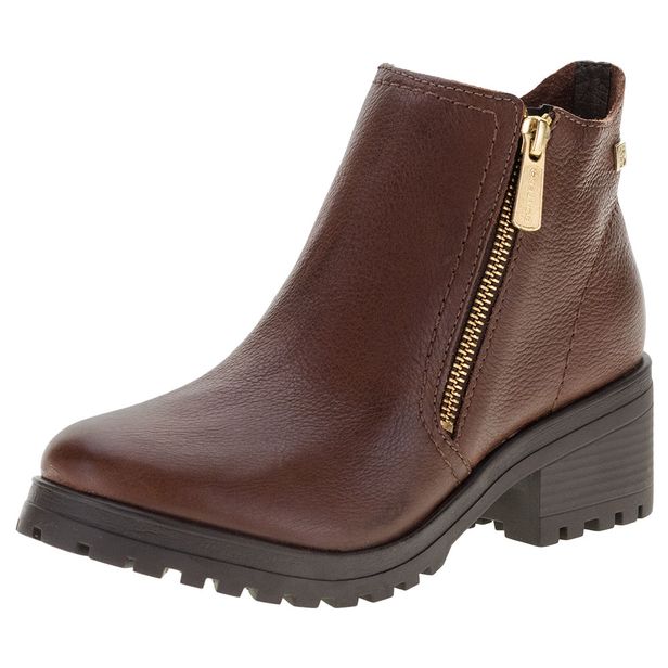 Bota Feminina Cano Baixo Bottero - 349102 CAFÉ 34