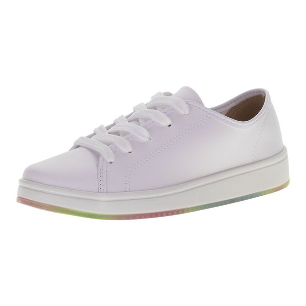 Tênis Feminino Casual Moleca - 5700300 BRANCO 34