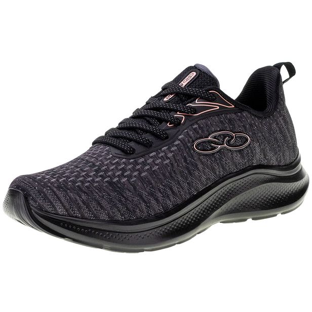 Tênis Feminino NYX Olympikus - 228 PRETO/ROSA 34