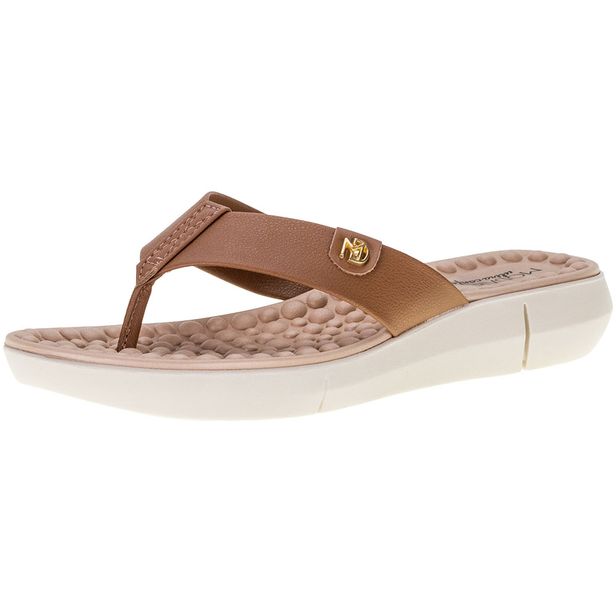 Sandália Feminina Salto Baixo Modare - 7142106 CAMEL 01 34