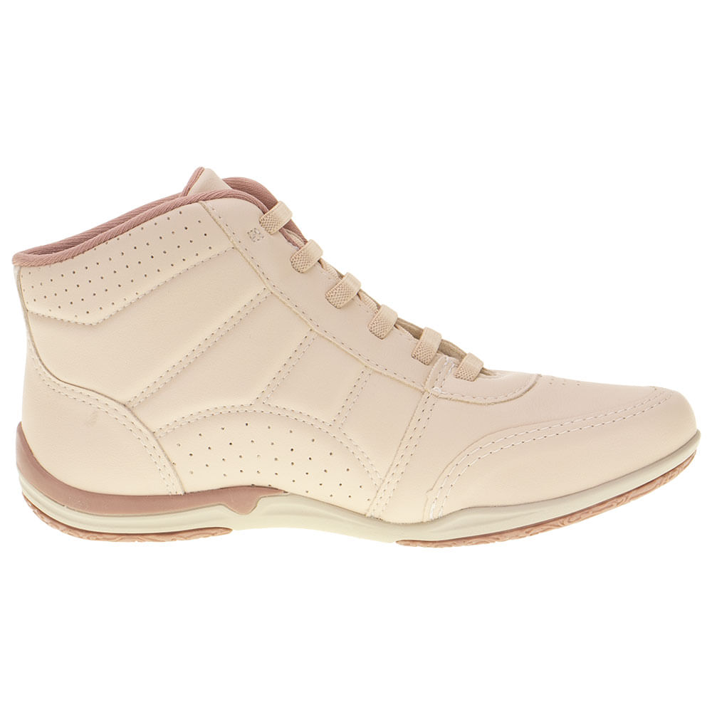 Tênis Feminino Cano Alto Kolosh C2777 BEGE/ROSA 34